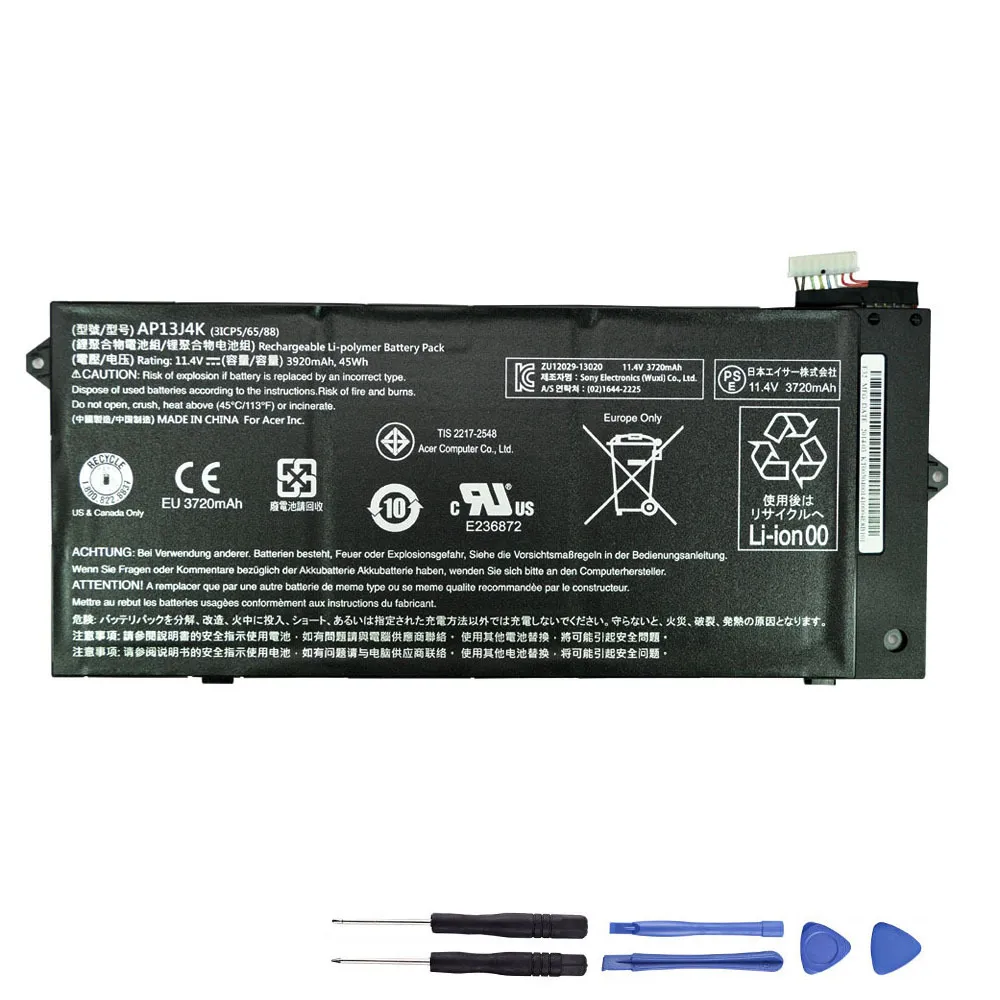 45Wh Acer AP13J4K Akku Battery