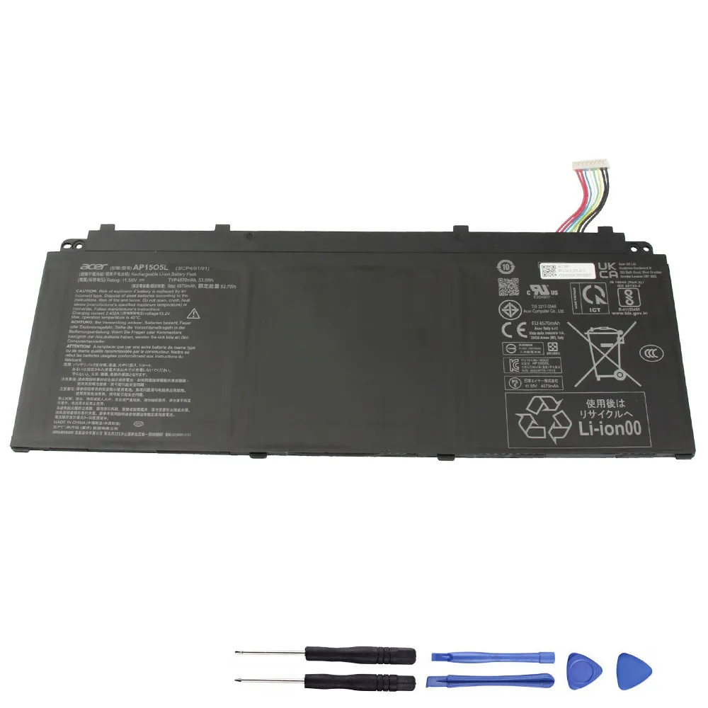 53.9Wh Acer AP15O5L A Akku Battery