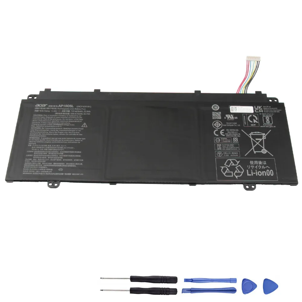 53.9Wh Acer AP15O5L B Akku Battery