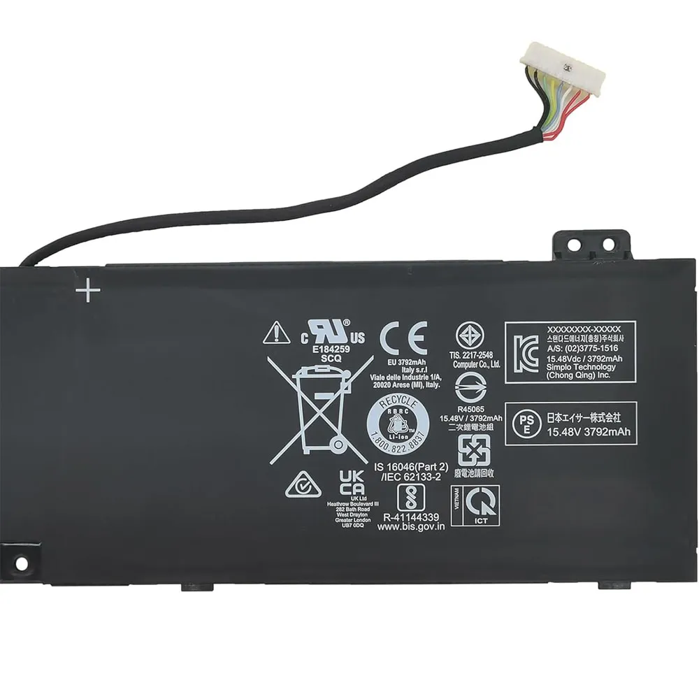 60Wh Acer AP20A7N Akku Battery – Bild 2