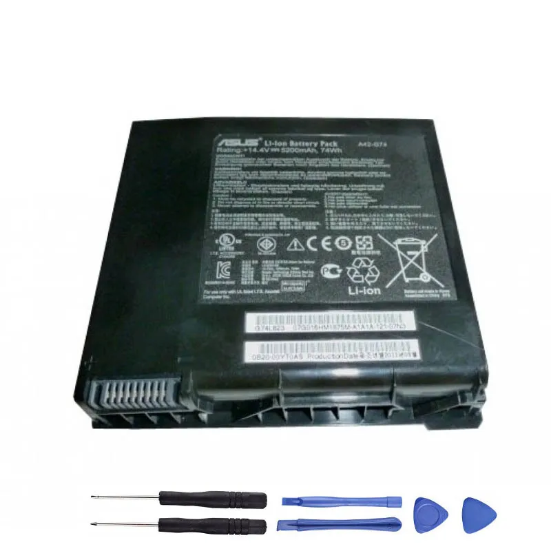 75Wh Asus A42-G74 Akku Battery