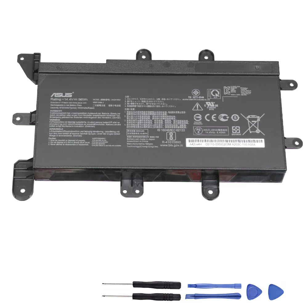 96Wh Asus A42N1830 Akku Battery