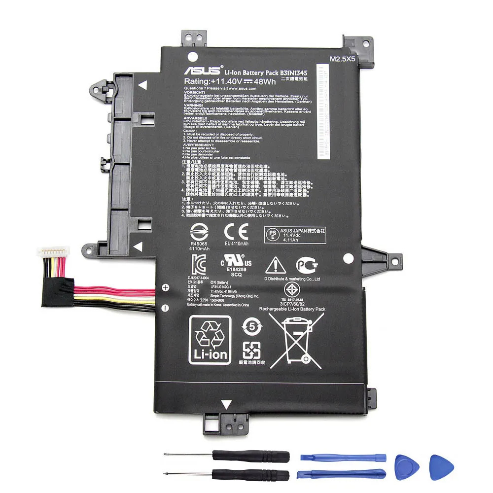 48Wh Asus B31N1345 Akku Battery