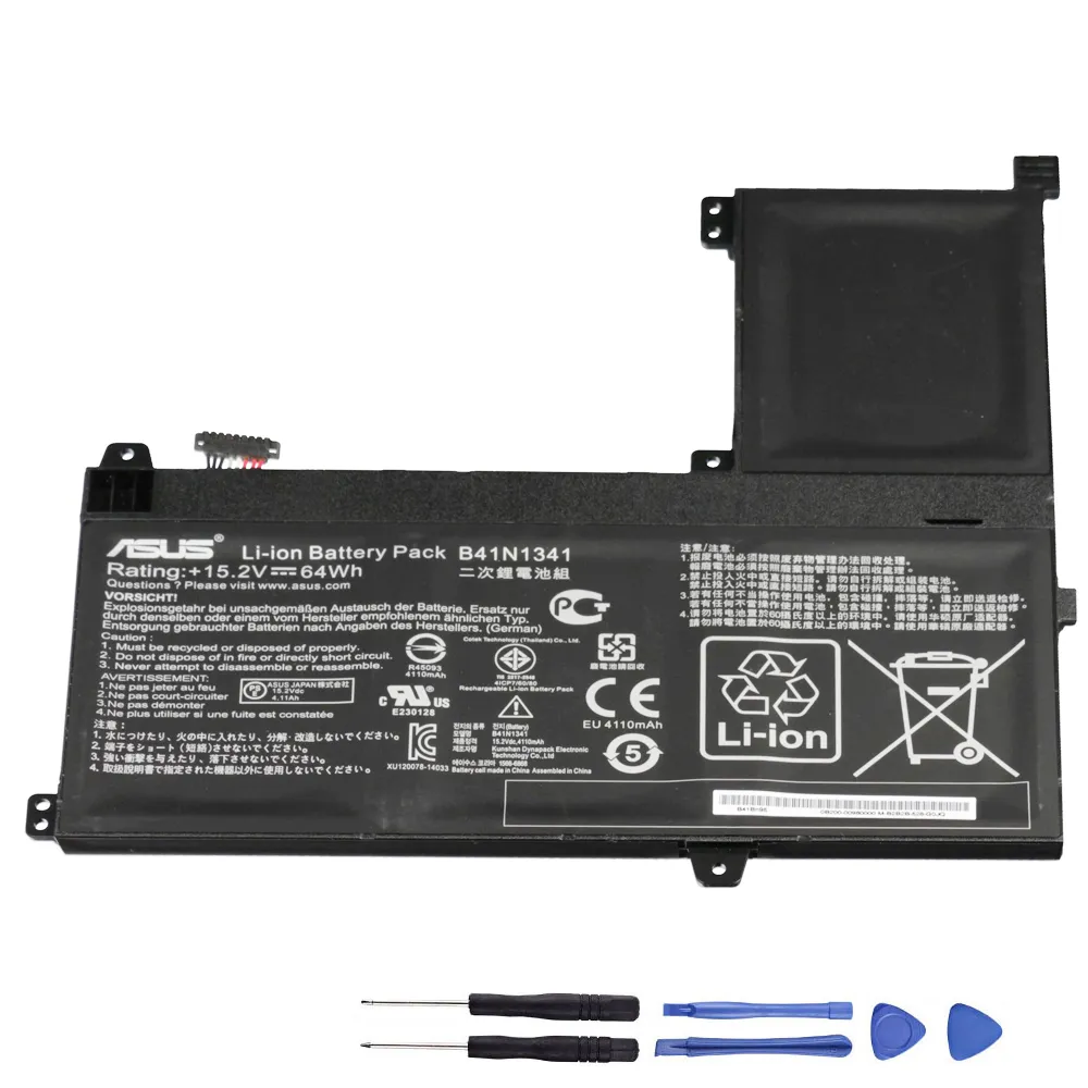 64Wh Asus B41N1341 Akku Battery