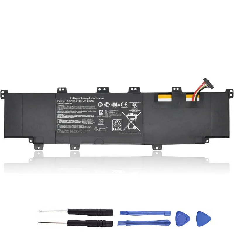 38Wh Asus C21-X502 Akku Battery