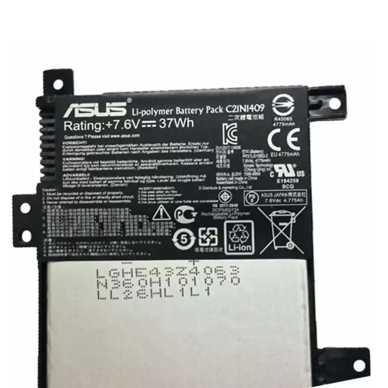 37Wh Asus C21N1409 Akku Battery – Bild 3