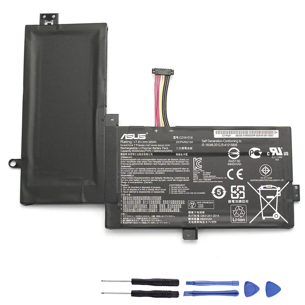 38Wh Asus C21N1518 Akku Battery