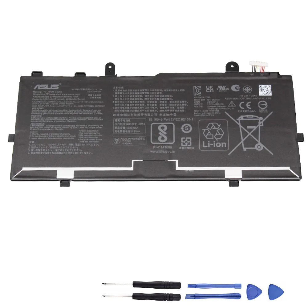 39Wh Asus C21N1714 Akku Battery
