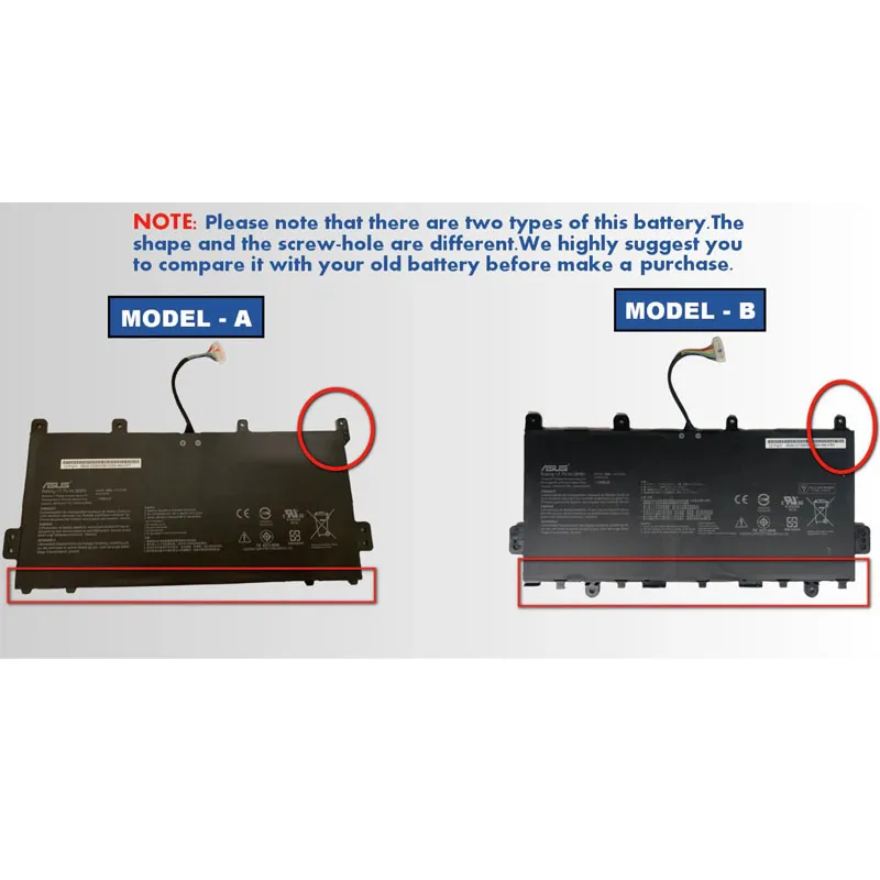 38Wh Asus C21N1808 A Akku Battery – Bild 2