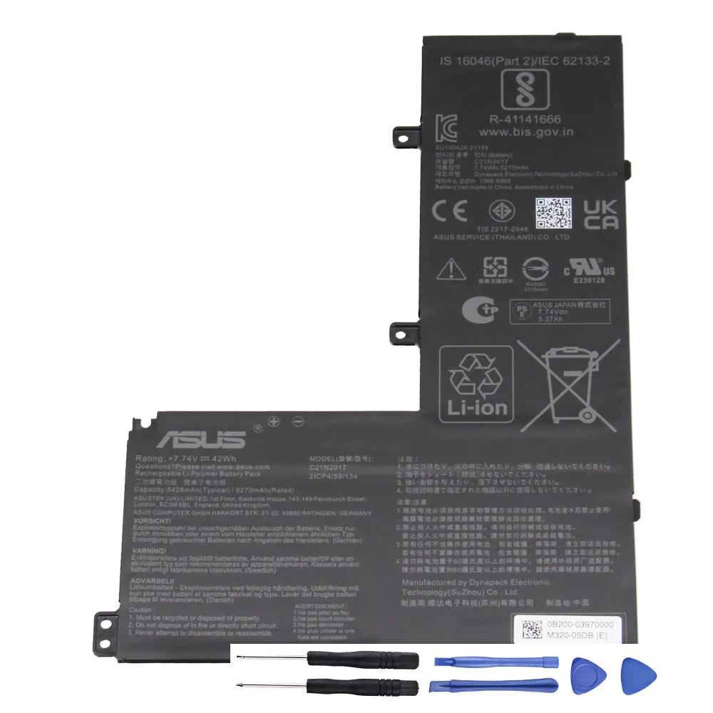 42Wh Asus C21N2017 Akku Battery