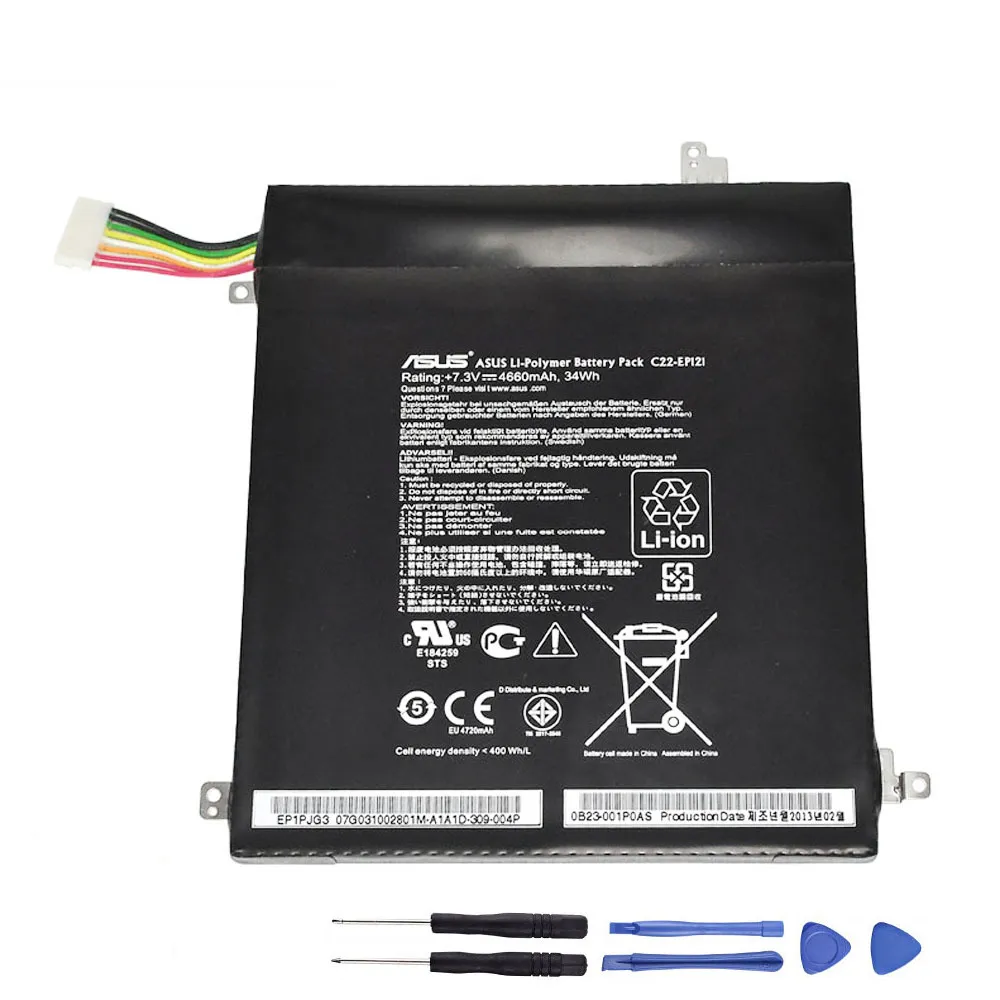 34Wh Asus C22-EP121 Akku Battery