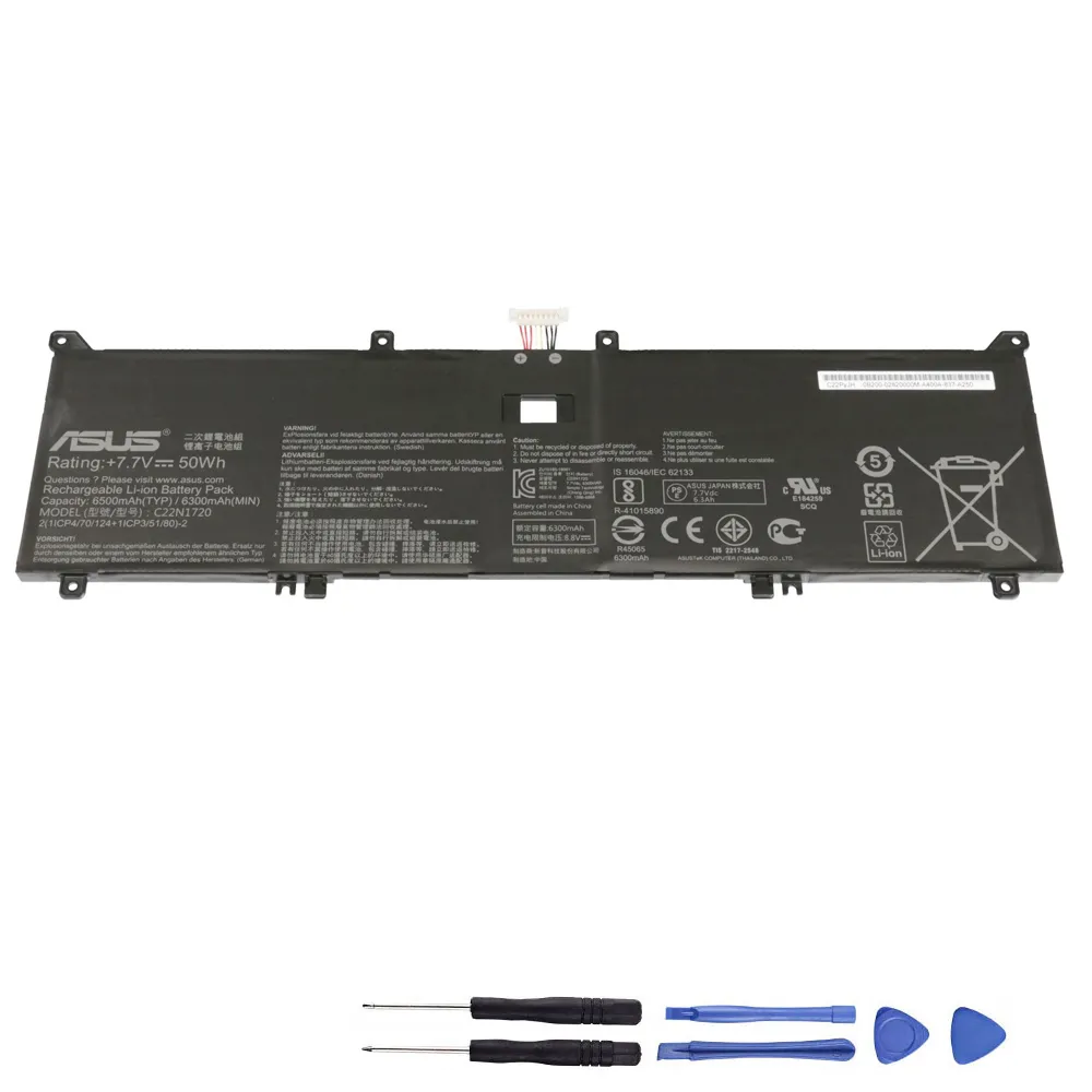 50Wh Asus C22N1720 Akku Battery