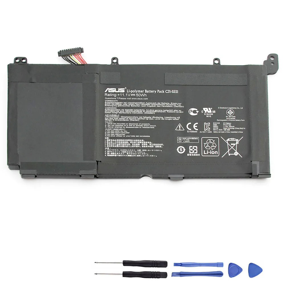 50Wh Asus C31-S551 Akku Battery
