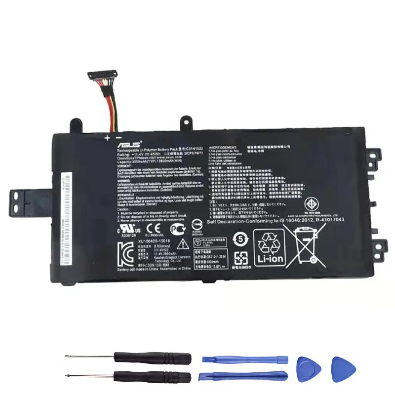 45Wh Asus C31N1522 Akku Battery