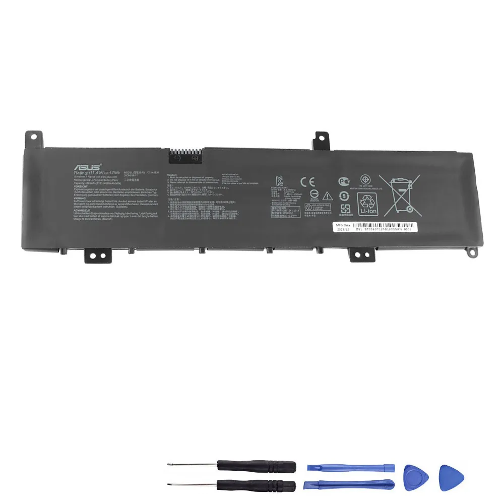 47Wh Asus C31N1636 Akku Battery