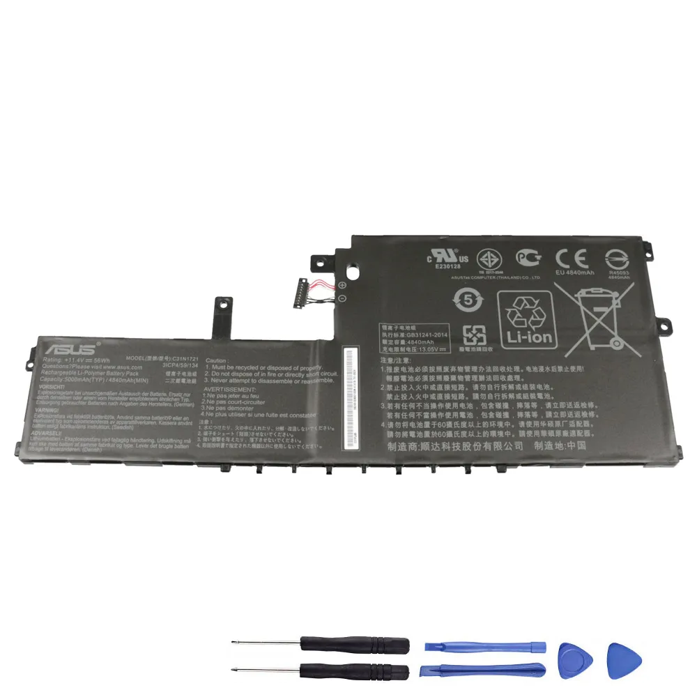 56Wh Asus C31N1721 Akku Battery