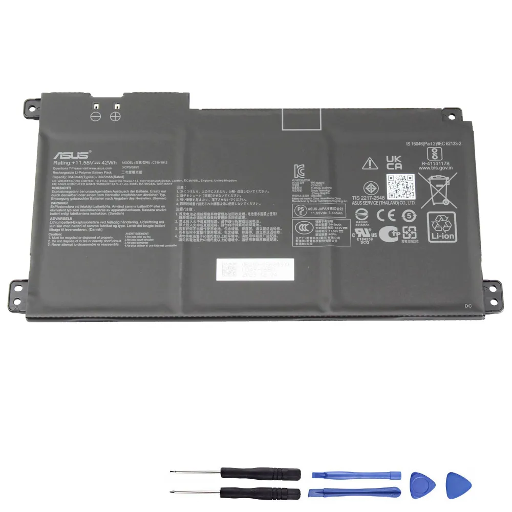 42Wh Asus C31N1912 Akku Battery