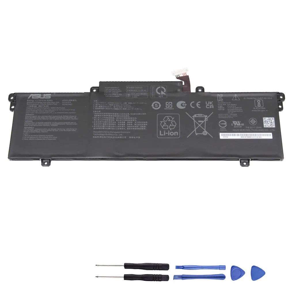 63Wh Asus C31N1914 Akku Battery