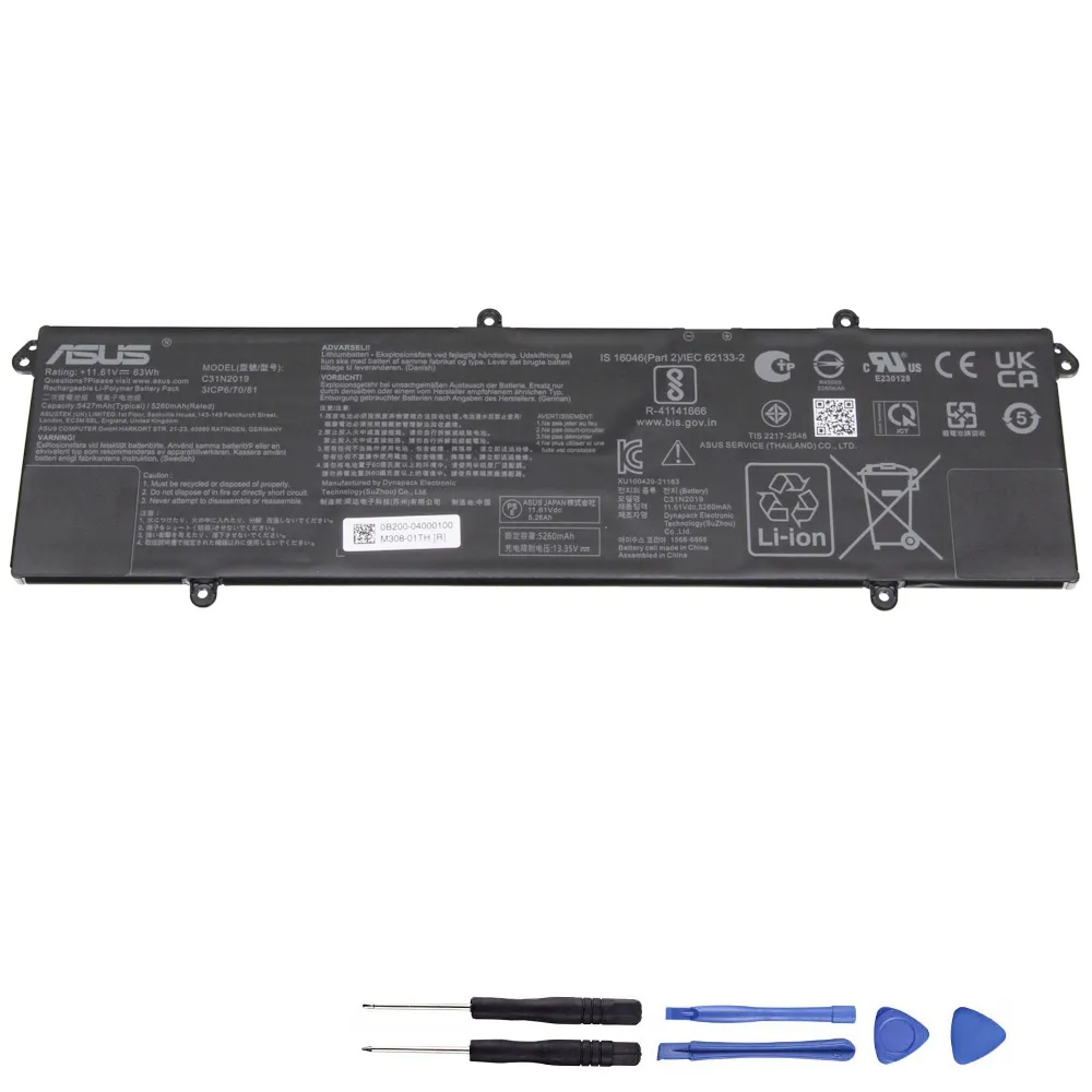 63Wh Asus C31N2019 Akku Battery
