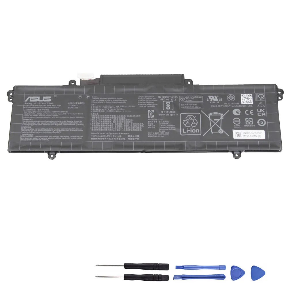 63Wh Asus C31N2021 Akku Battery