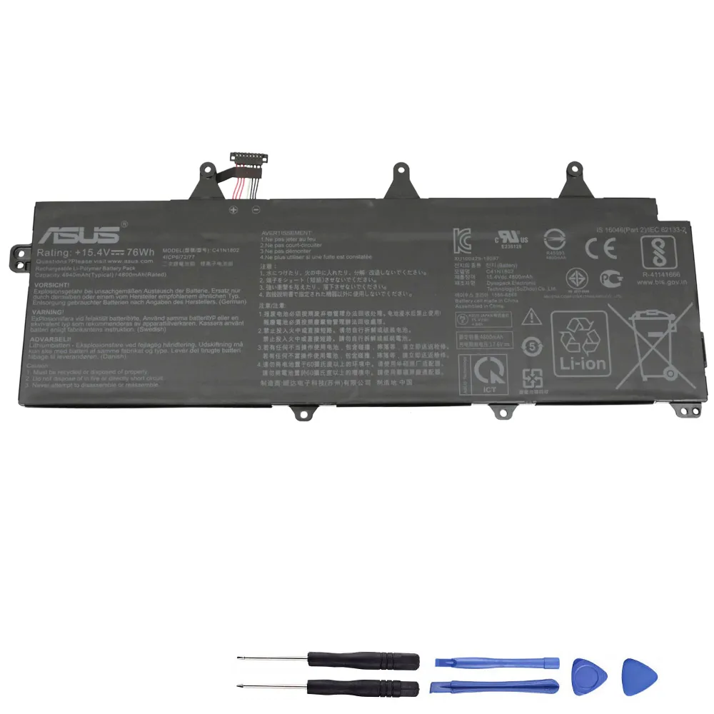 76Wh Asus C41N1802 Akku Battery