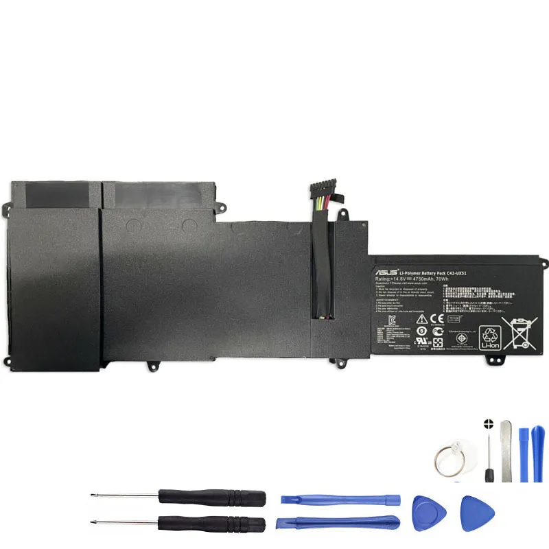 70Wh Asus C42-UX51 Akku Battery
