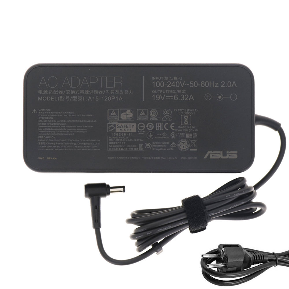 Asus 20V 6A 120W 5.5mm 2.5mm Adapter Netzteil