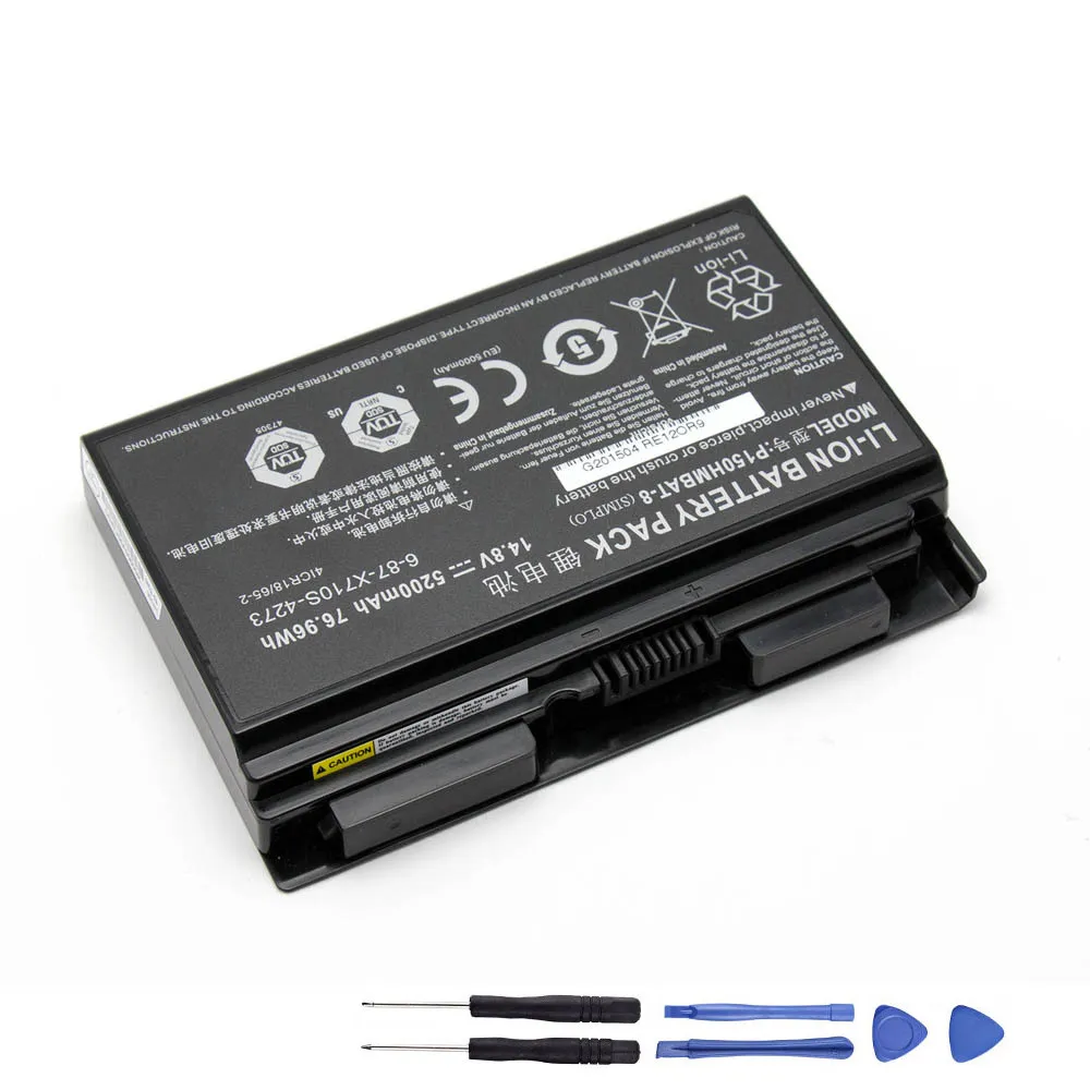 76Wh Clevo 6-87-X710S-4J723 Akku Battery