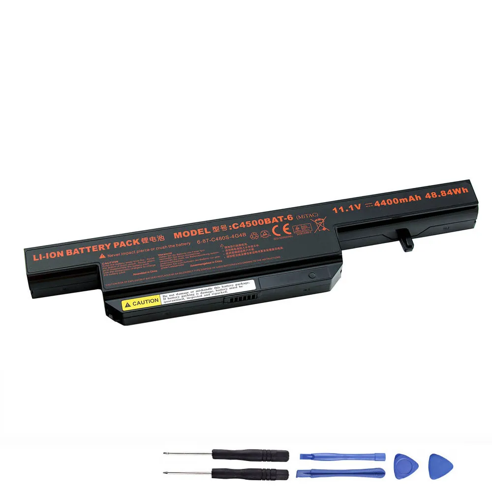 48.84Wh Clevo C4500BAT-6 Akku Battery
