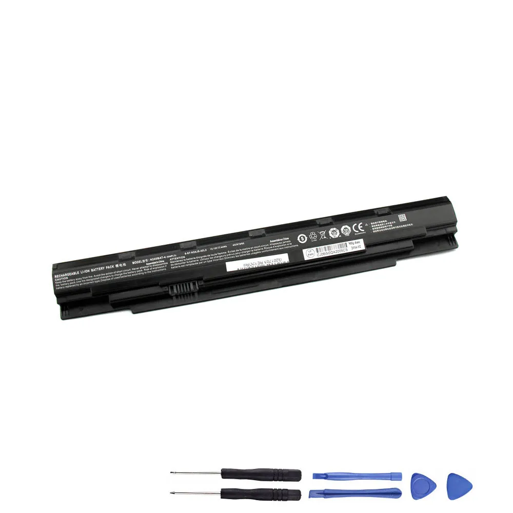 44Wh Clevo N240BAT-4 Akku Battery