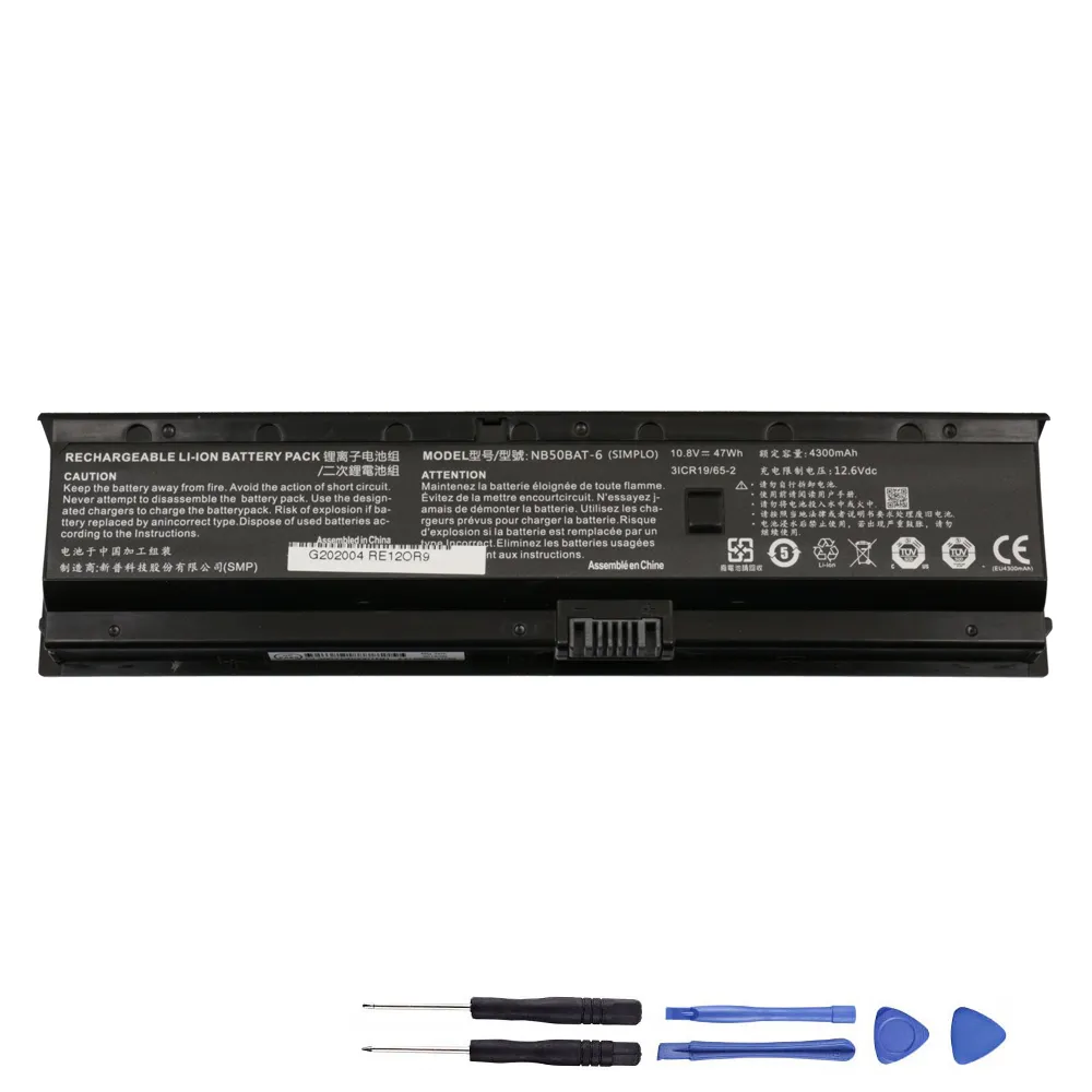 47Wh Clevo NB50BAT-6 Akku Battery