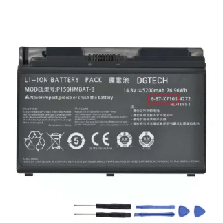 76.96Wh Clevo P150HMBAT-8 X710S Akku Battery