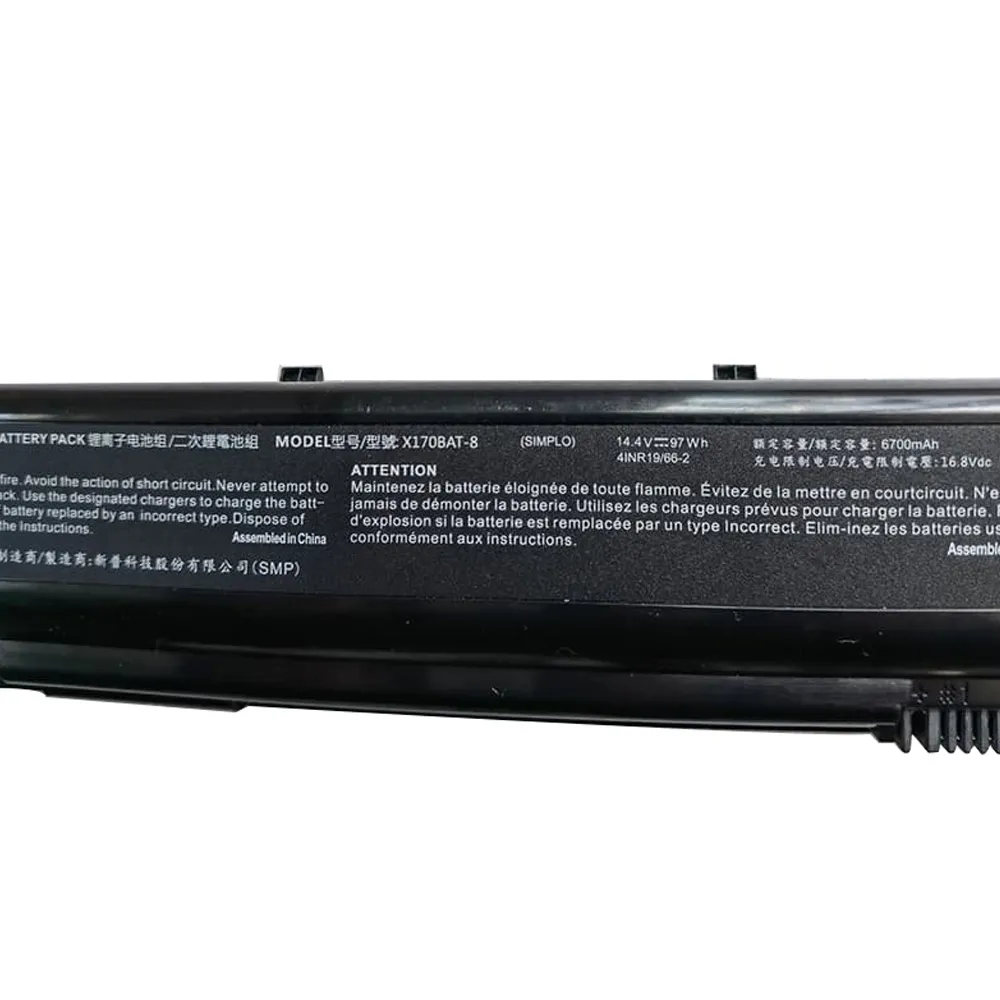 97Wh Clevo X170BAT-8 Akku Battery – Bild 2
