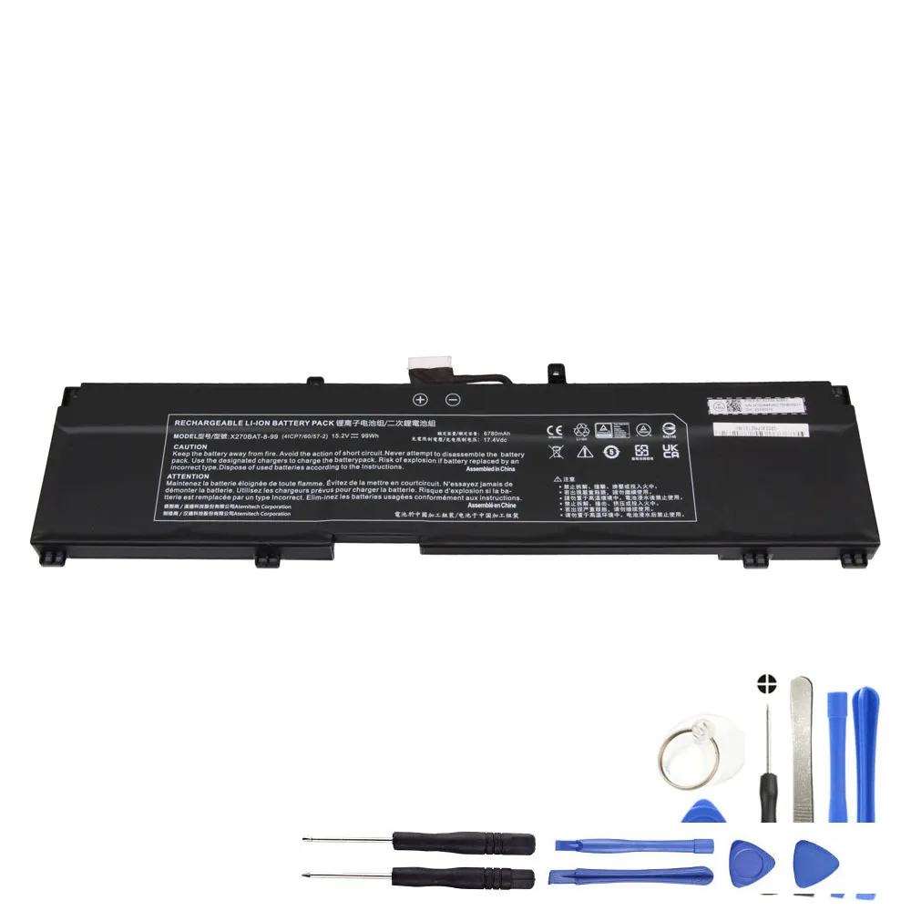 99Wh Clevo X270BAT-8-99 Akku Battery