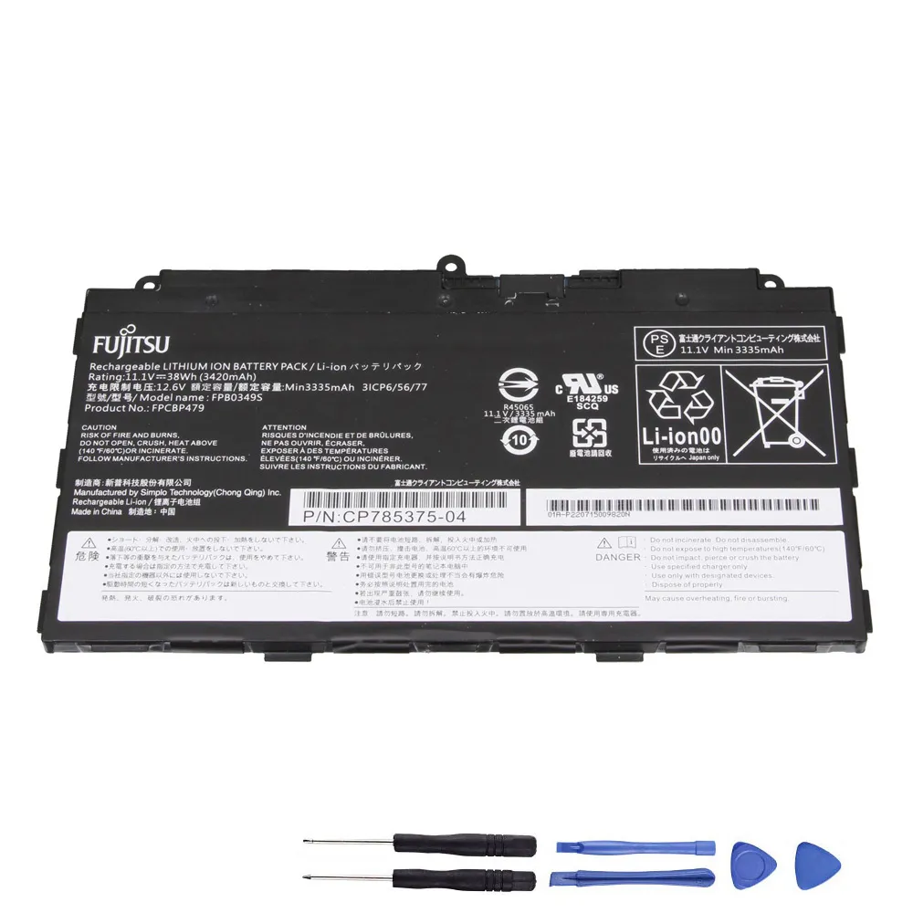 38Wh Fujitsu FPB0349S Akku Battery