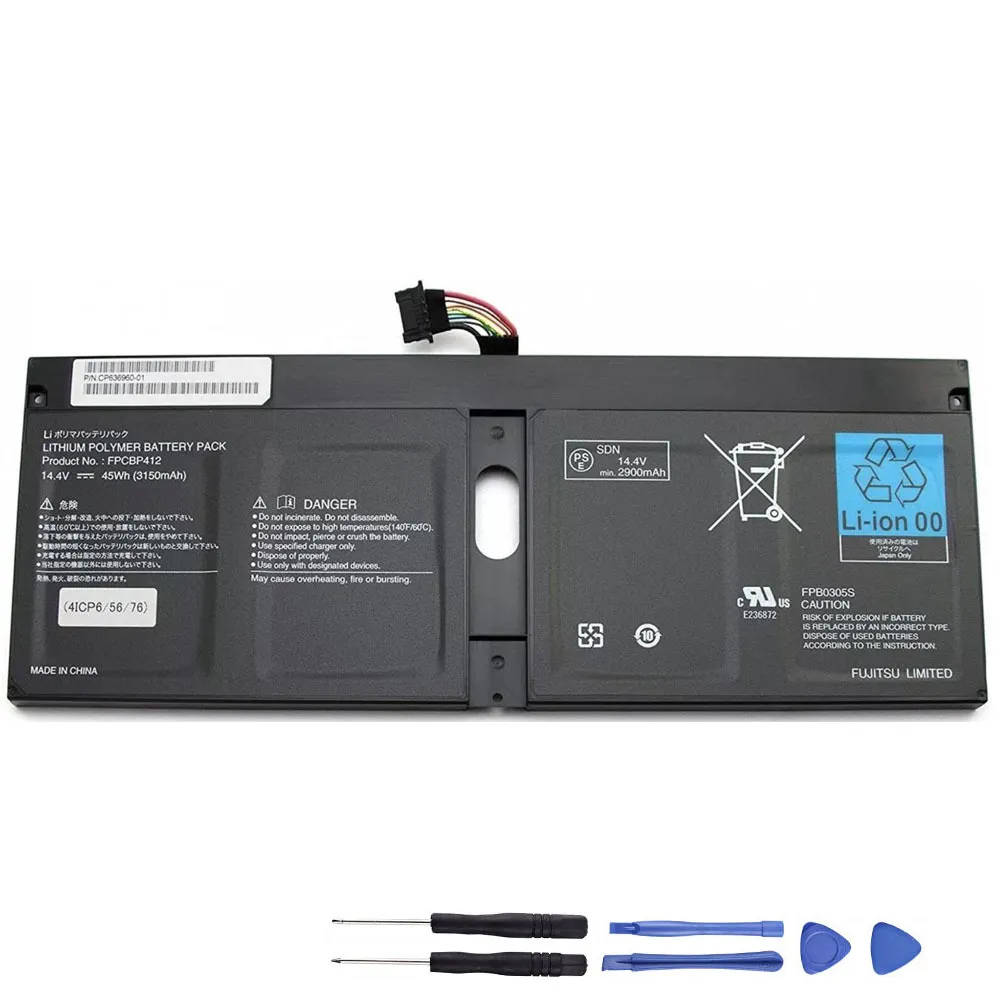 45Wh Fujitsu FPCBP412 Akku Battery