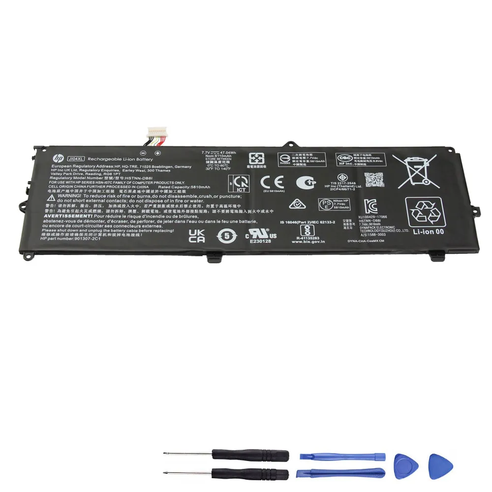 47Wh HP Elite x2 1012 G2 JI04XL Akku Battery