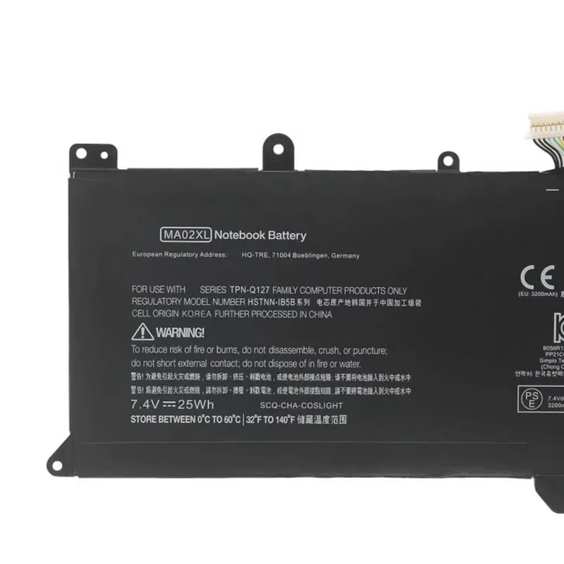 25Wh HP MA02XL Akku Battery – Bild 3
