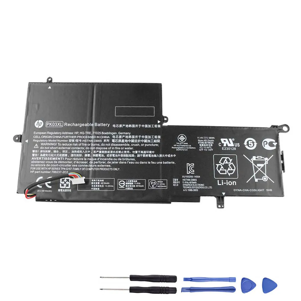 56Wh HP PK03XL Akku Battery