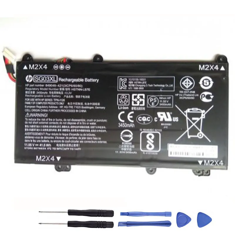 61.6Wh HP SG03XL Akku Battery