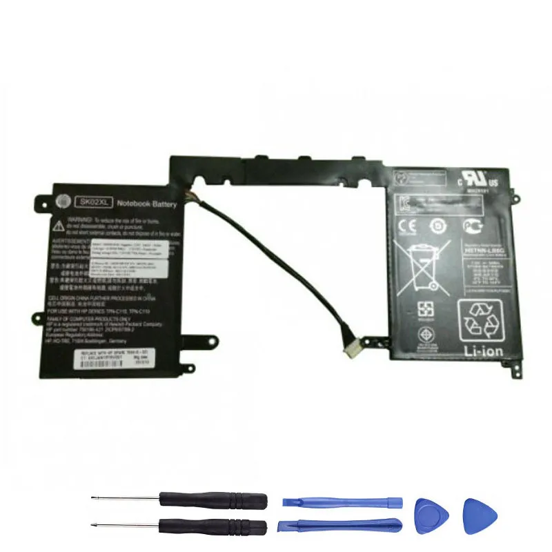 30Wh HP SK02XL Akku Battery