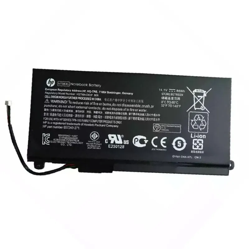 86Wh HP VT06XL Akku Battery – Bild 2