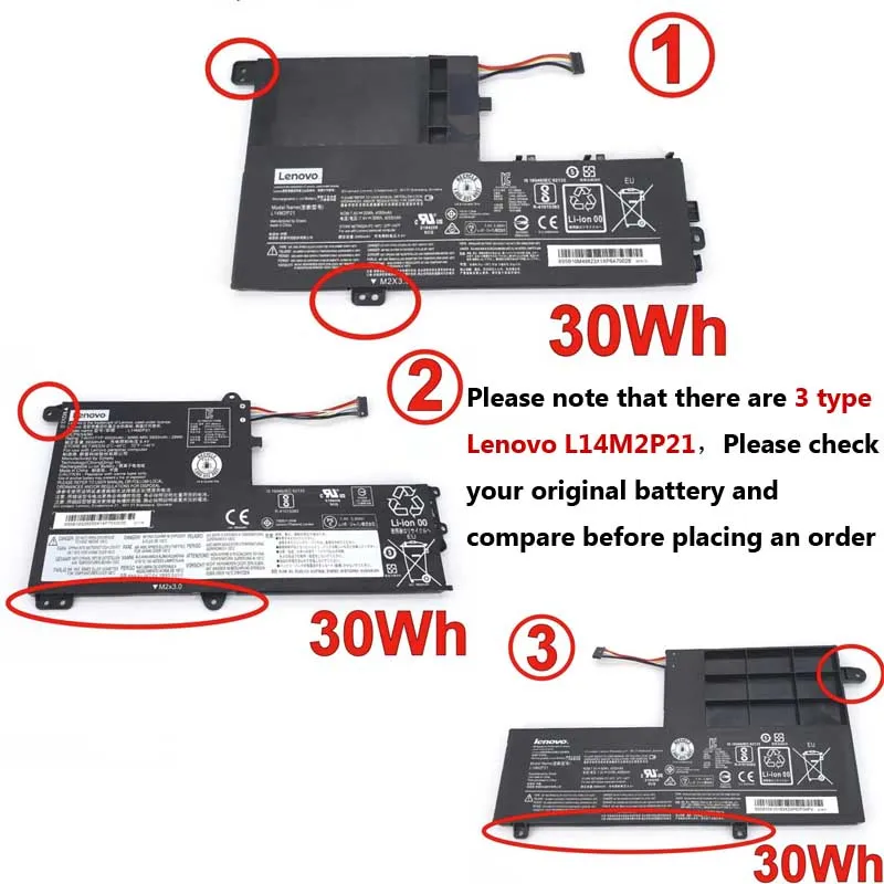 30Wh Lenovo L15M3PB0 Akku Battery – Bild 3
