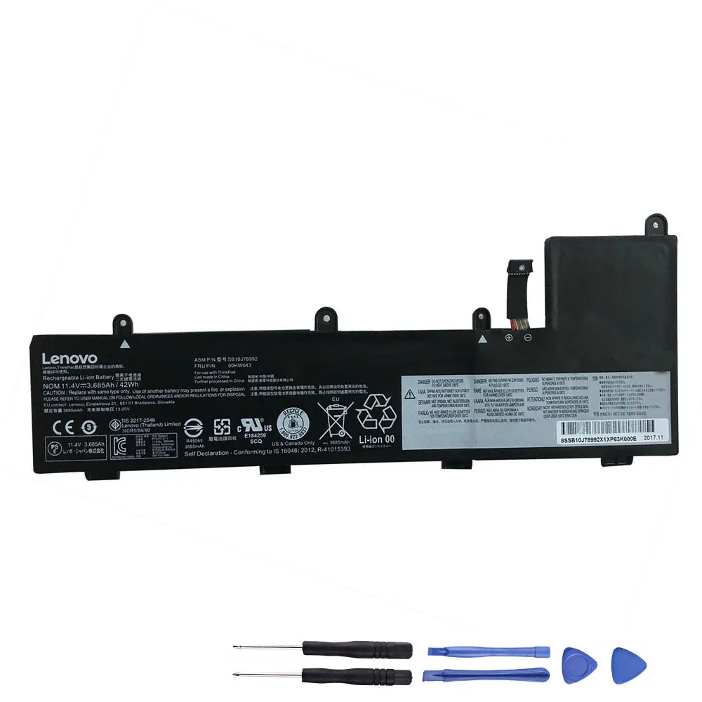 42Wh Lenovo 00HW043 Akku Battery