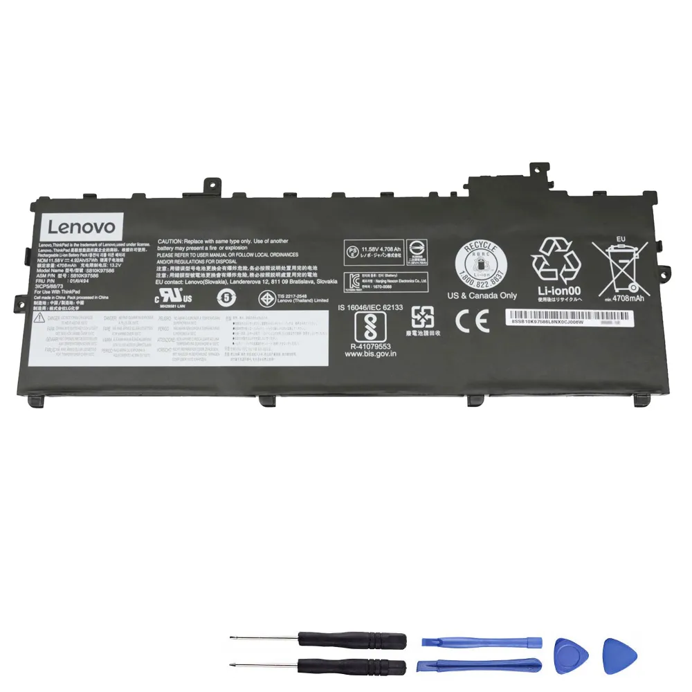 57Wh Lenovo 01AV494 Akku Battery