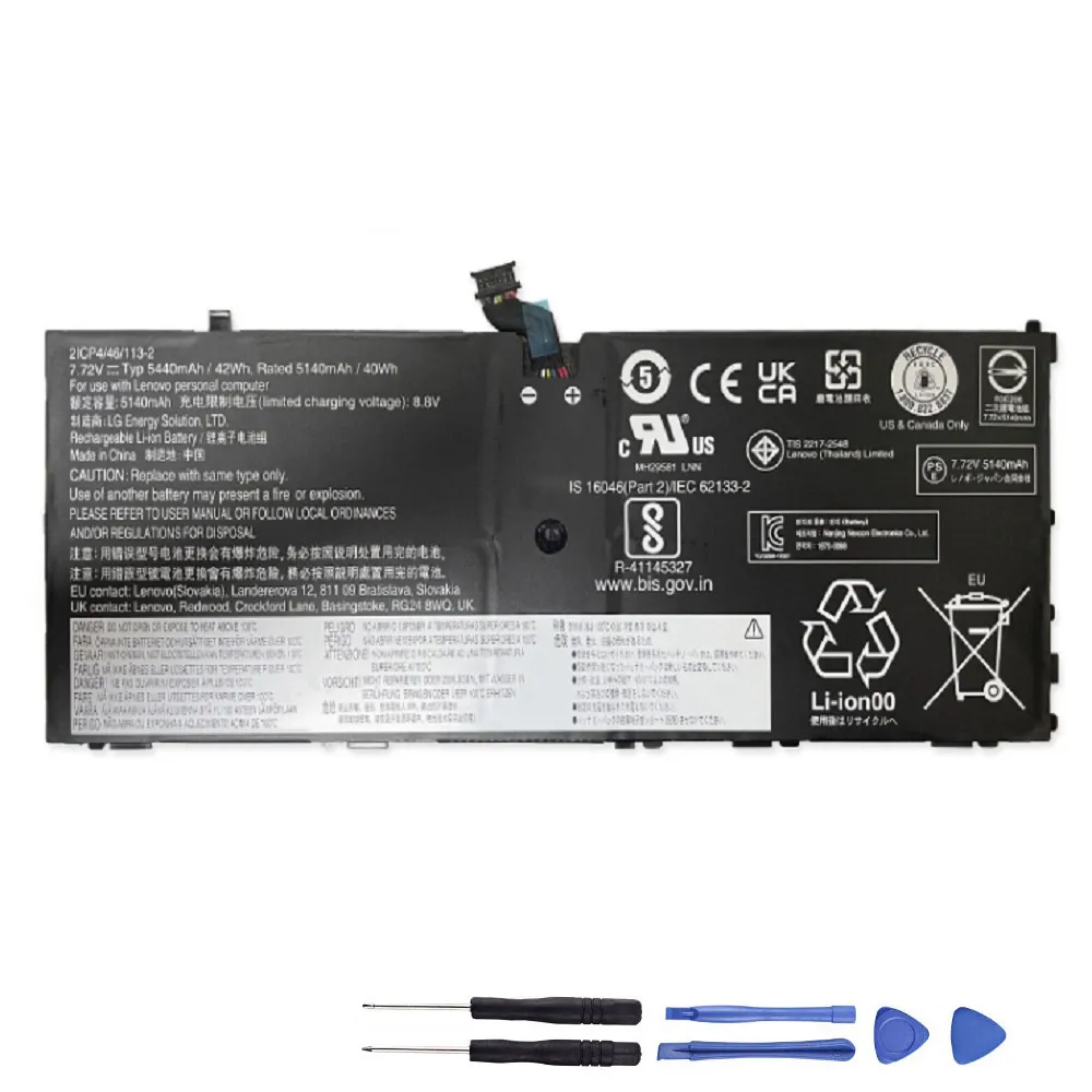 40Wh Lenovo L16L4P91 Akku Battery