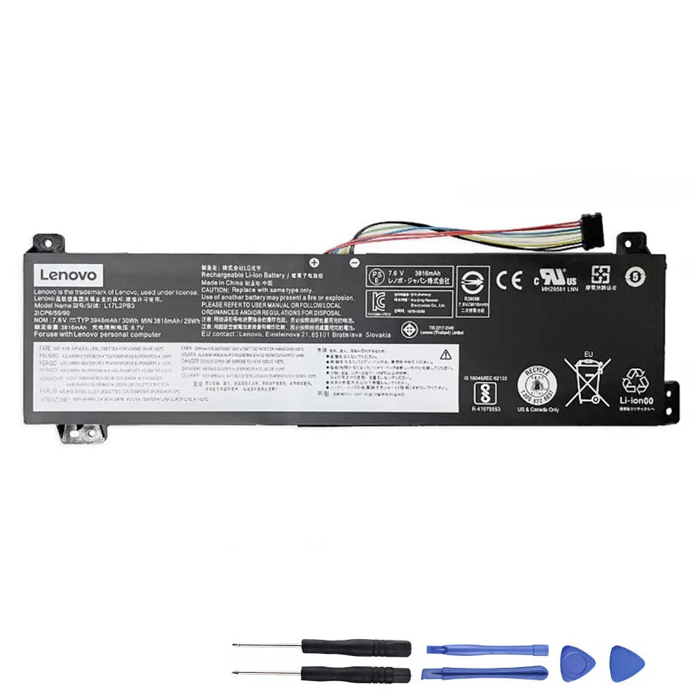 30Wh Lenovo L17L2PB3 Akku Battery