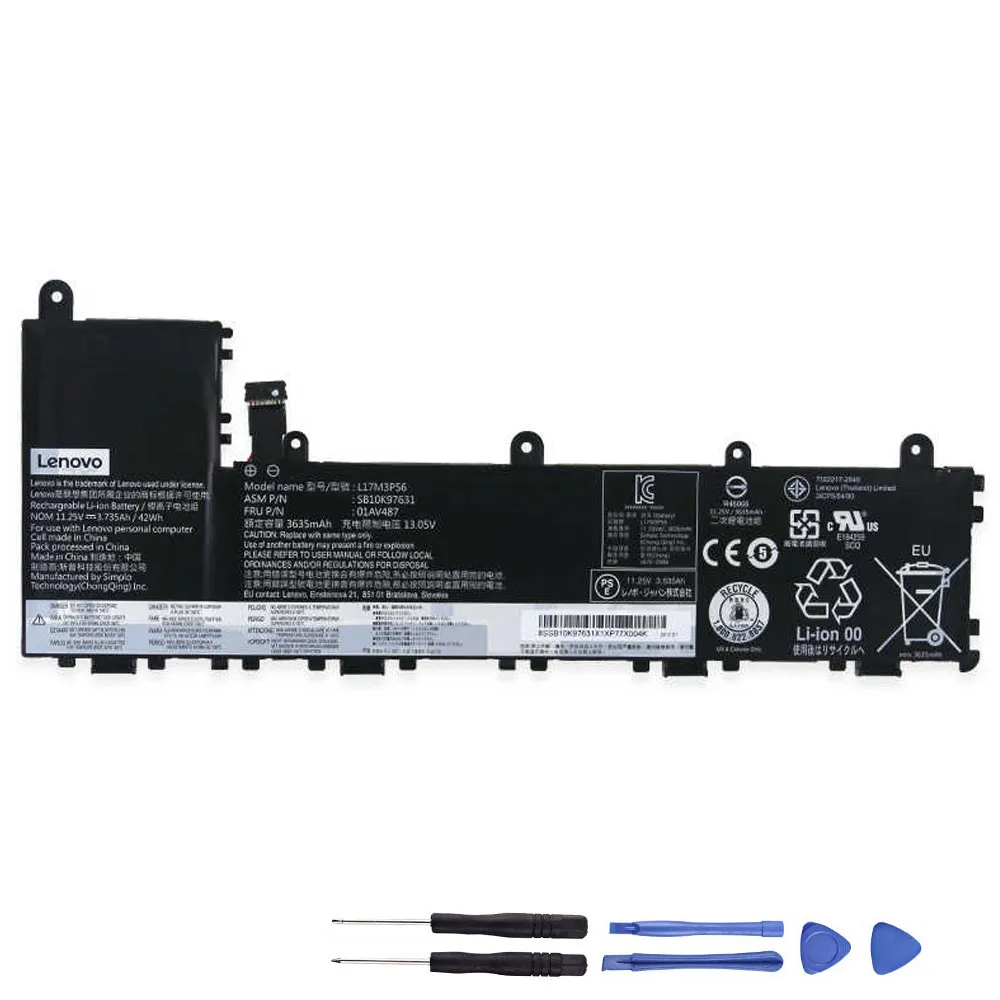 42Wh Lenovo L17L3P54 Akku Battery
