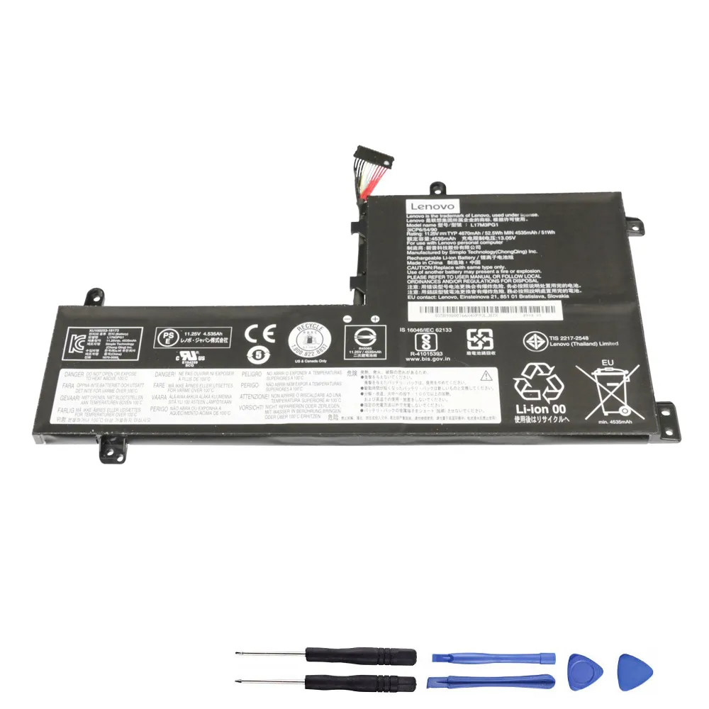52.5Wh Lenovo L17M3PG1 Akku Battery