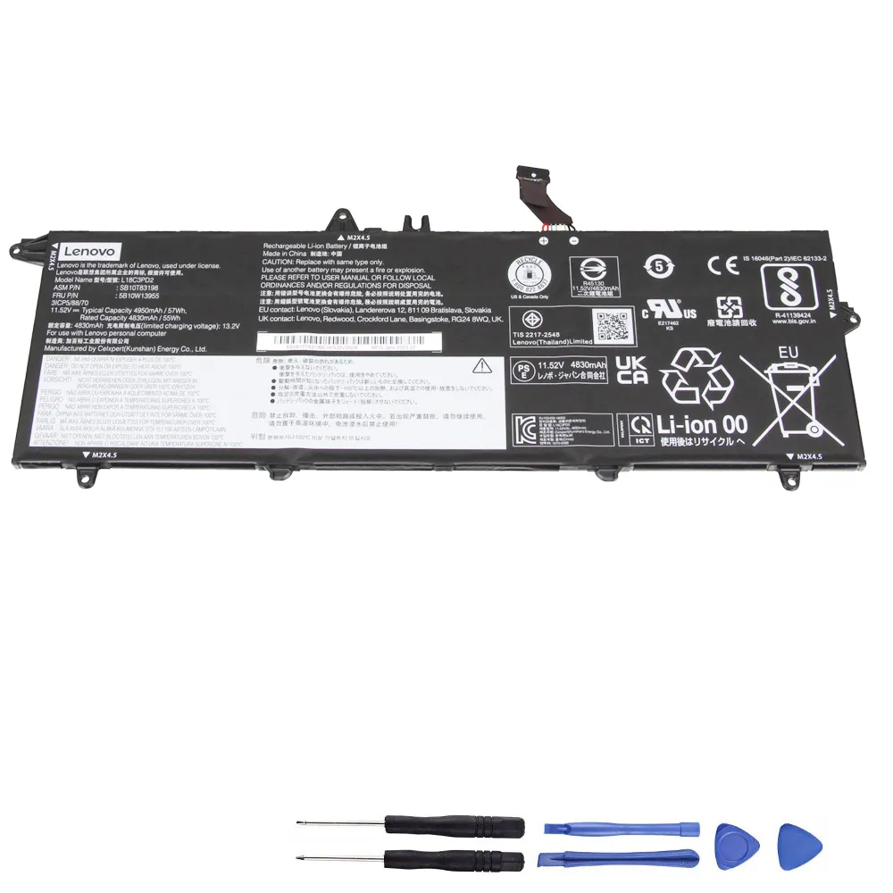 57Wh Lenovo L18C3PD2 Akku Battery